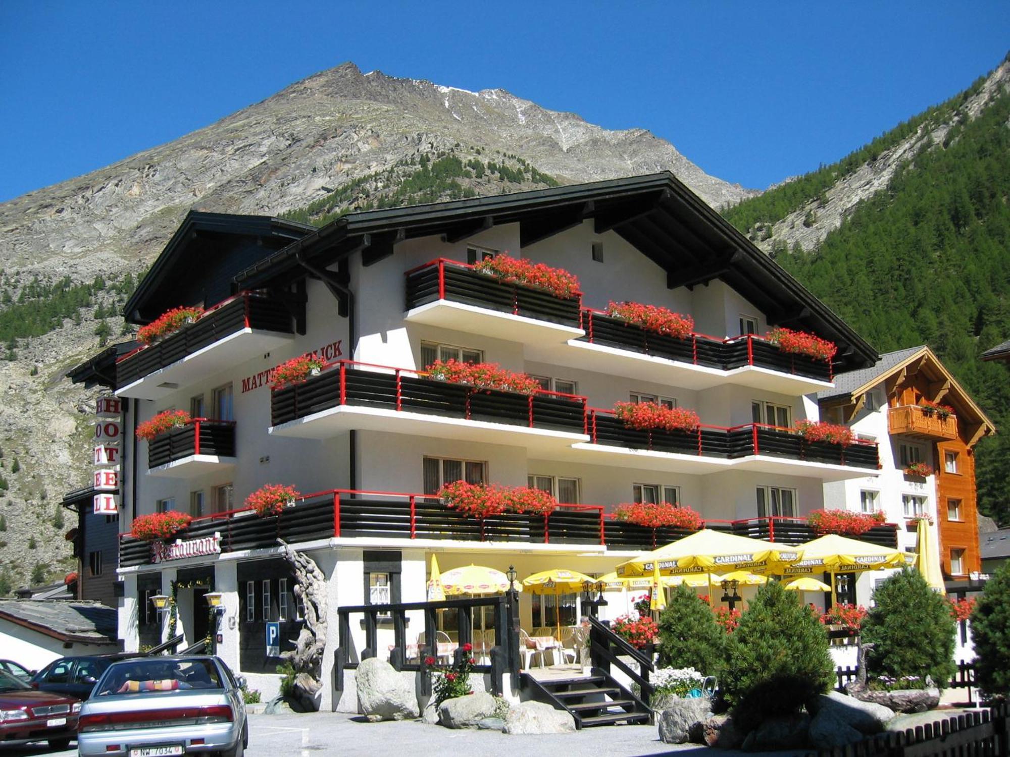 Hotel Restaurant Mattmarkblick Саас-Альмагель Экстерьер фото