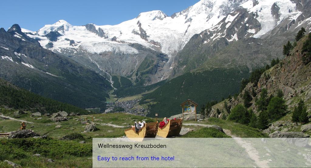 Hotel Restaurant Mattmarkblick Саас-Альмагель Экстерьер фото