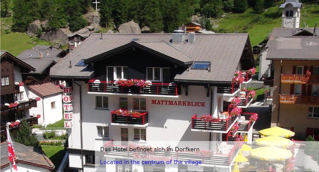 Hotel Restaurant Mattmarkblick Саас-Альмагель Экстерьер фото